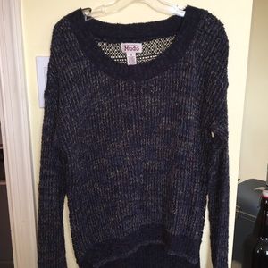 Mudd navy blue sweater